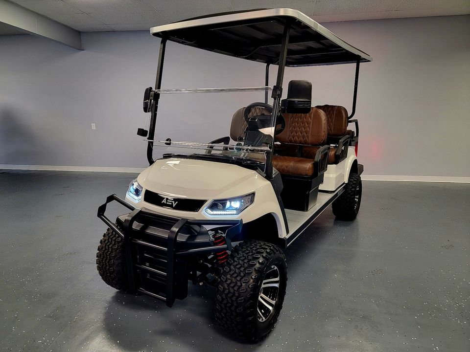2024 Advanced EV Advent Lithium 6 Seat Golf Cart - Image 4